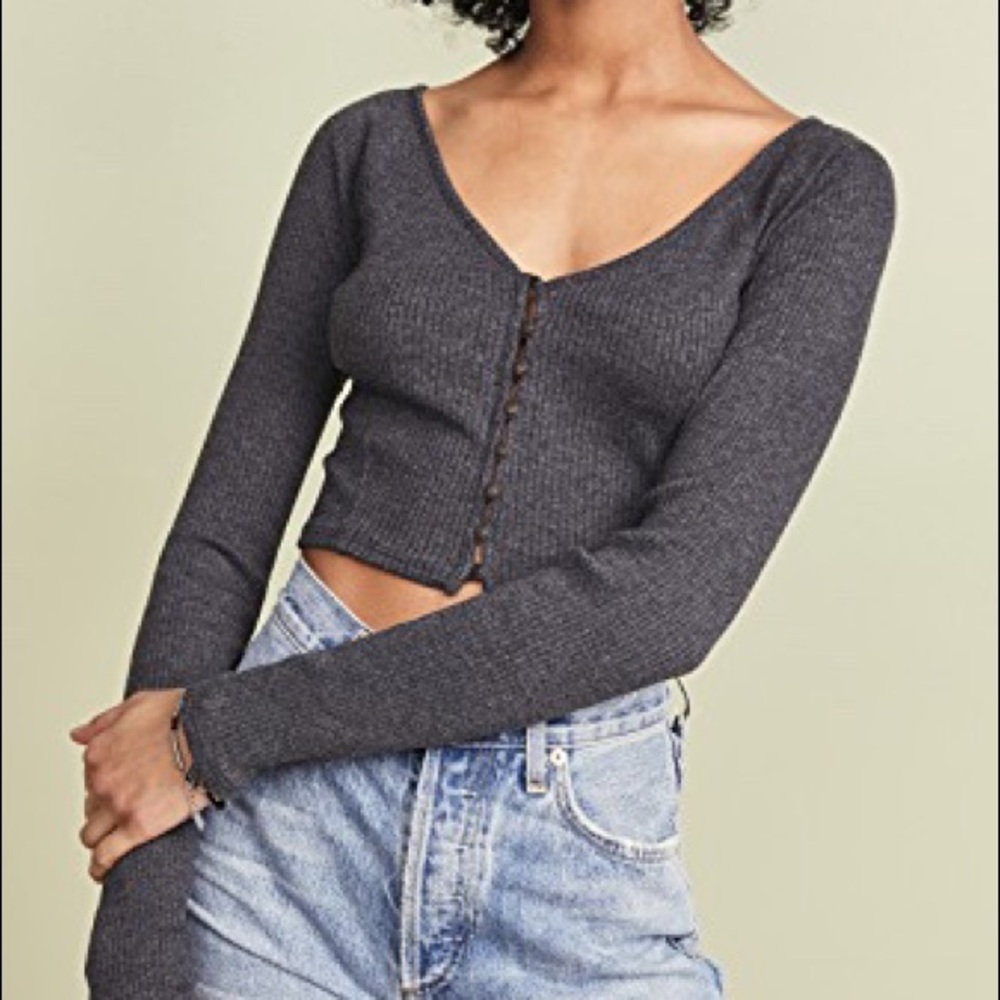 free people august long sleeve tee